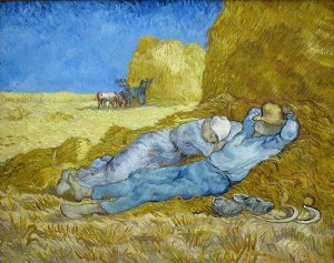 Van Gogh - "la Méridienne" (d'après "La Sieste" de Millet) - 1889 - Musée d'Orsay - Paris 