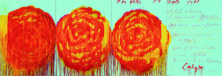 Cy Twombly "The Rose II", 2008Cy Twombly "The Rose II", acrylique sur contreplaqué, 2008