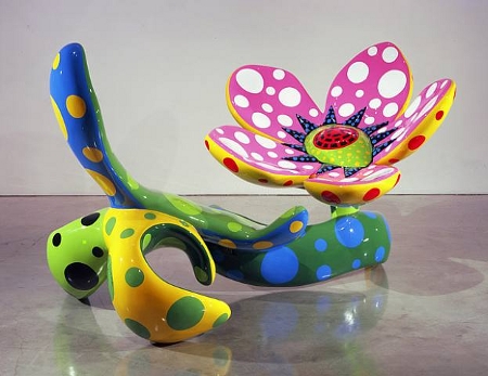 Yayoi Kusama, "Flowers That Bloom at Midnight M2A", 2009