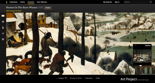 Bruegel the elder - Chasseurs dans la neige - Hunters in the Snow (Winter) 1565