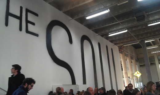 palais de tokyo, paris. inauguration. hall d'entree.